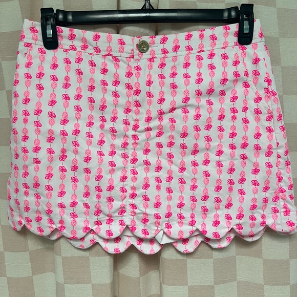 Lilly Pulitzer Dresses & Skirts - Lilly Pulitzer Colette Skort Pink Topaz Pineapple